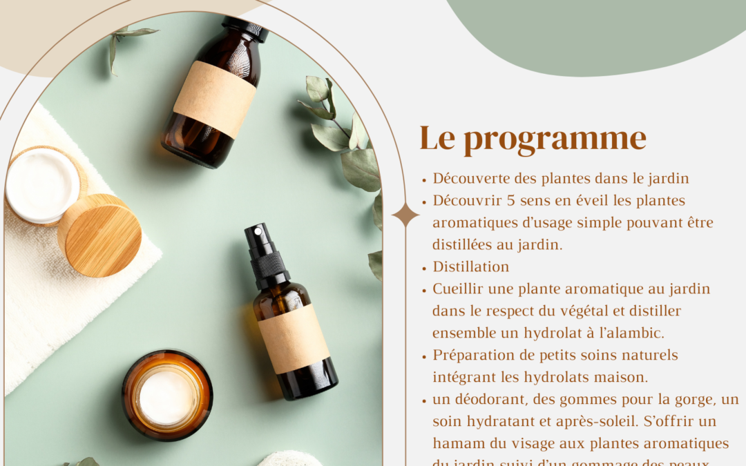 Atelier Les hydrolats au quotidien